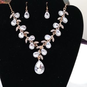 Rhinestone Costume Jewelry Set